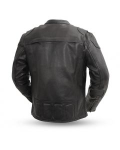 Black, Medium Milwaukee Motorcycle Clothing Company Mens Warrior Jacket
